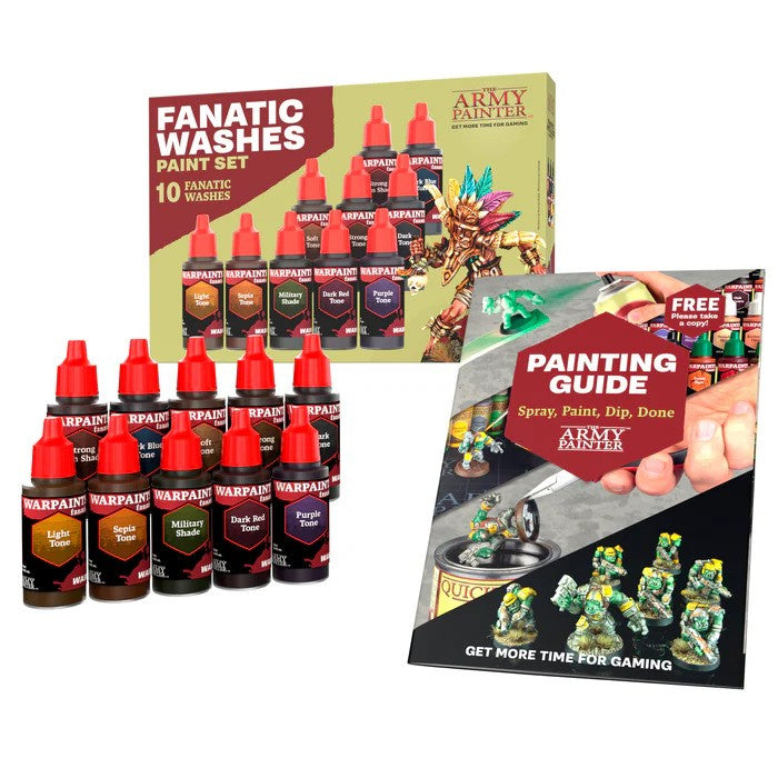 The Army Painter Warpaints Fanatic Washes Paint Set WP8068P