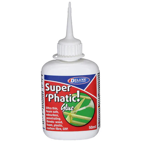 Deluxe Materials Super 'Phatic! (AD21) | High-Penetration Aliphatic Glue for Precision Modelling