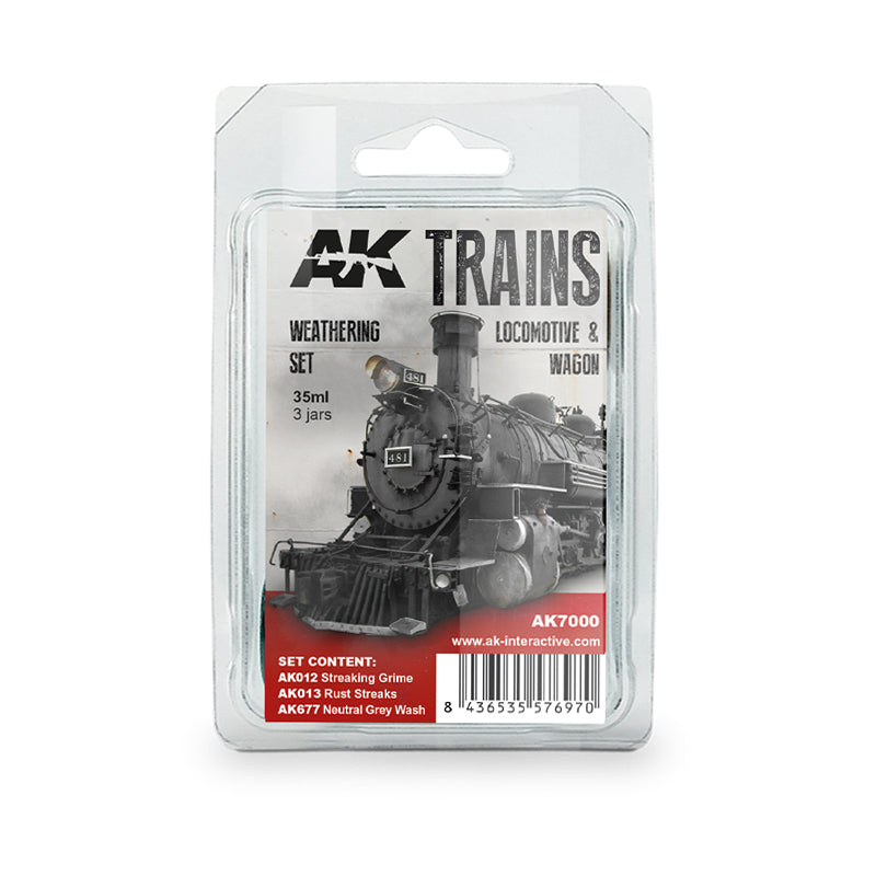 AK Interactive Trains Weathering Set Vol.1 AK7000