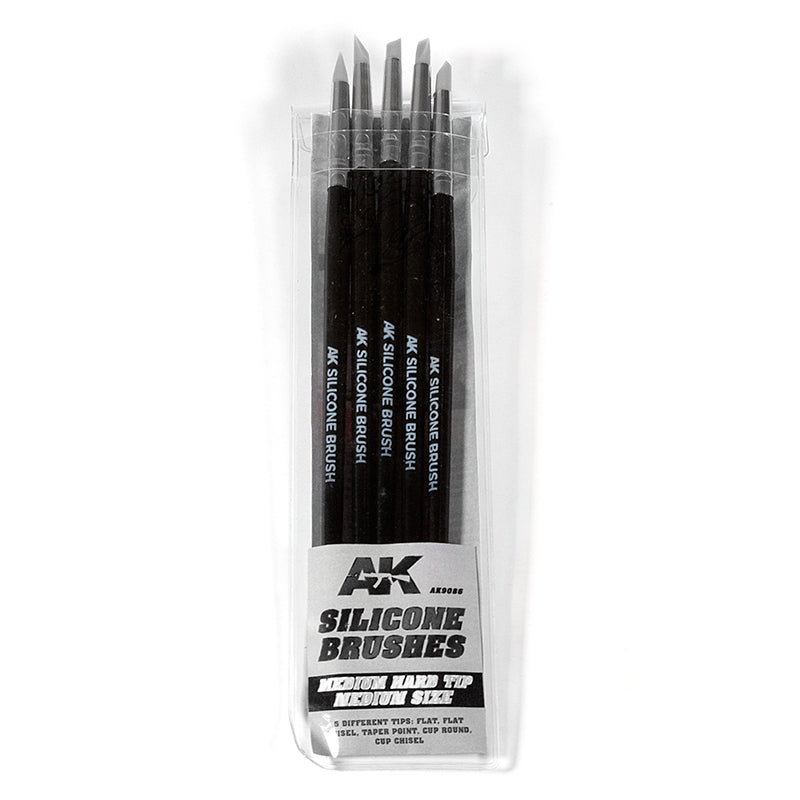 AK Interactive Silicone Brushes Medium Tip Medium AK9086