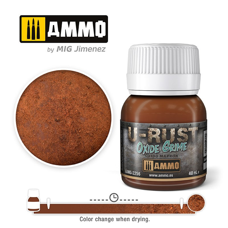 MIG Ammo U-Rust MIG2256 Oxide Grime | Rust Weathering for models
