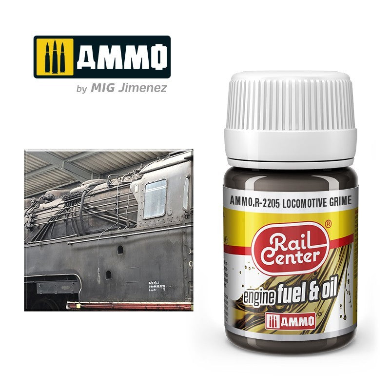 MIG Rail Center Locomotive Grime - Oil Effects