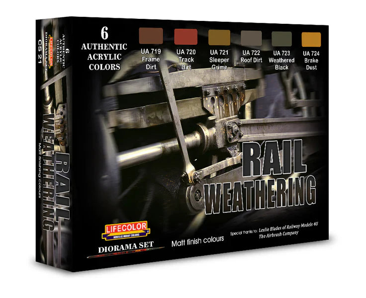 LifeColor Rail Weathering Set