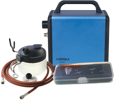 Sparmax ARISM Mini Kit - Sky Blue with MAX-4 Airbrush