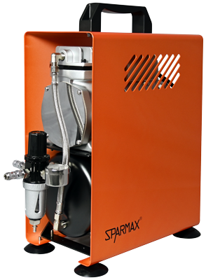 Sparmax TC-610H Quantum Orange Airbrush Compressor
