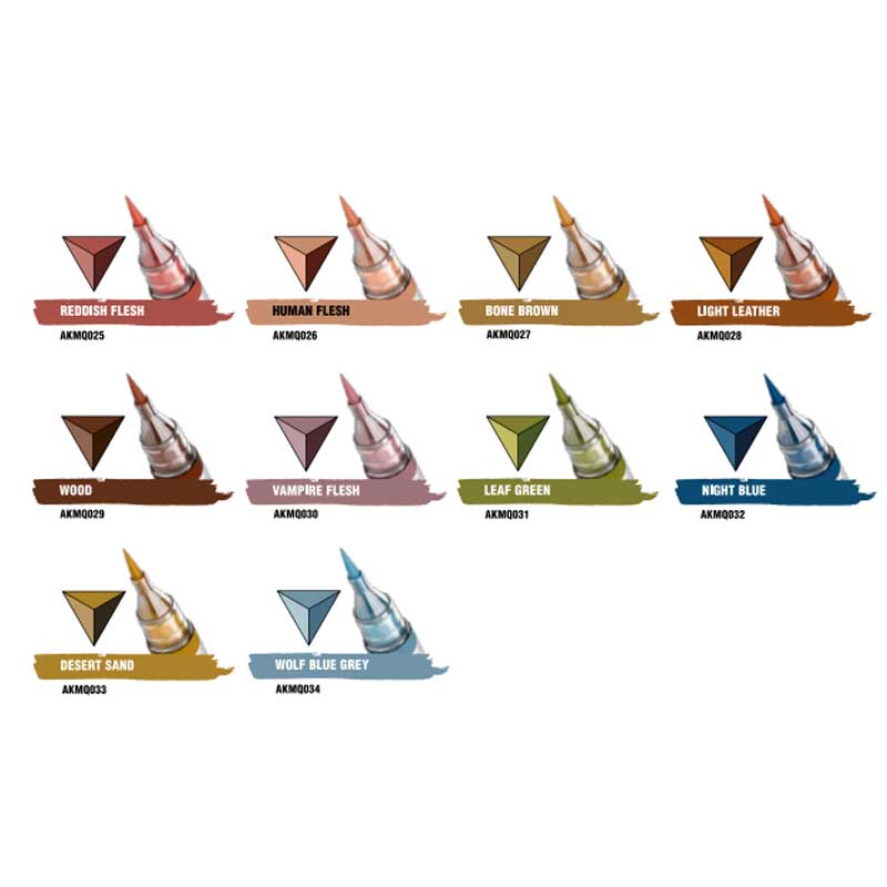 AK Interactive Playmarkers Quick Markers Set AKMQ150