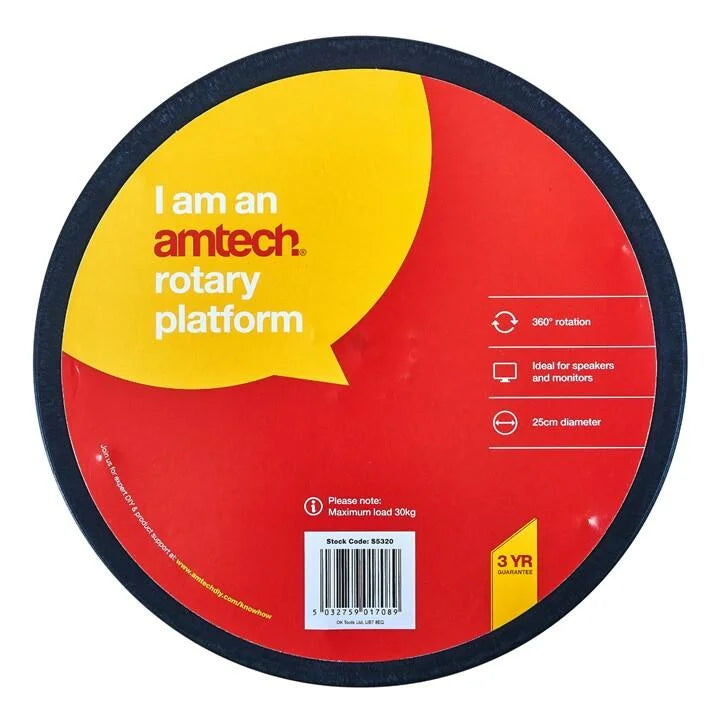 Amtech S5320 Rotary Platform | 250mm Turntable for Model Painting & Airbrushing