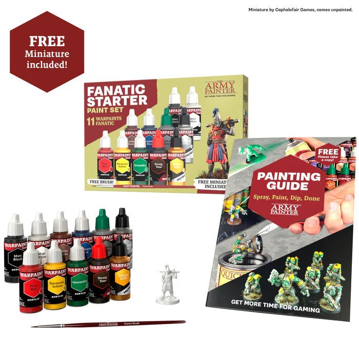 The Army Painter Warpaints Fanatic Starter Paint Set WP8066P