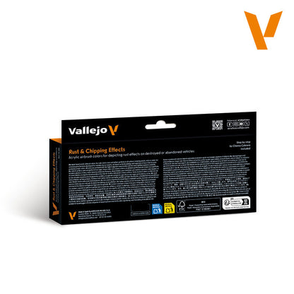 Vallejo Model Air Rust & Chipping Effects Set 8 x 17ml 71.186