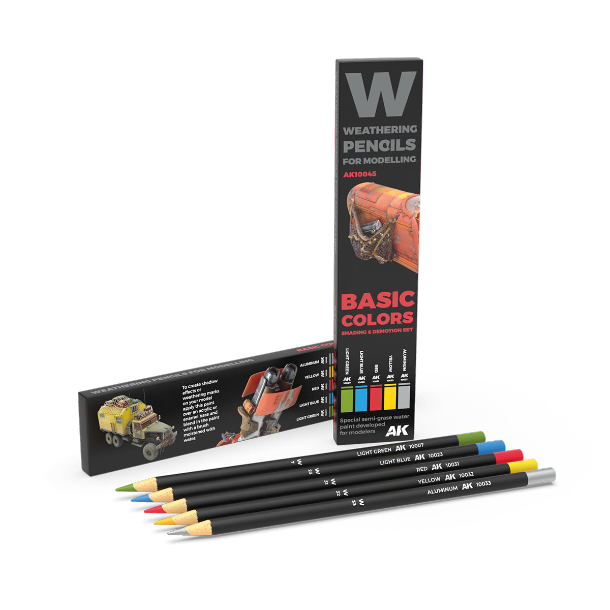 AK Interactive BASICS WATERCOLOUR PENCIL SET AK10045