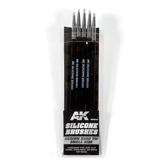 AK Interactive Silicone Brushes Medium Tip Small AK9085