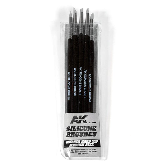 AK Interactive Silicone Brushes Medium Tip Medium AK9086