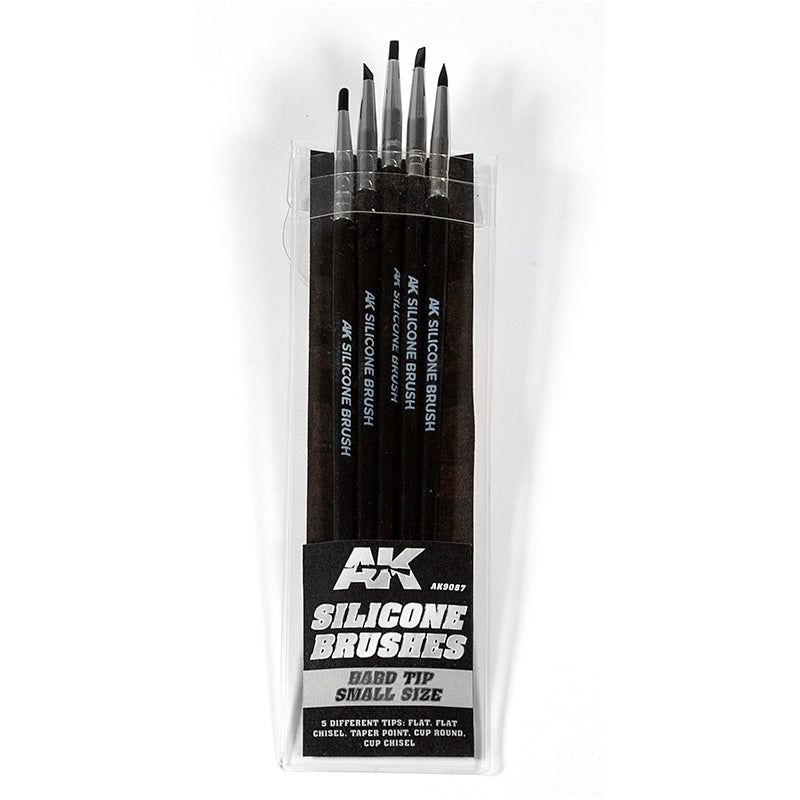 AK Interactive Silicone Brushes Hard Tip Small AK9087