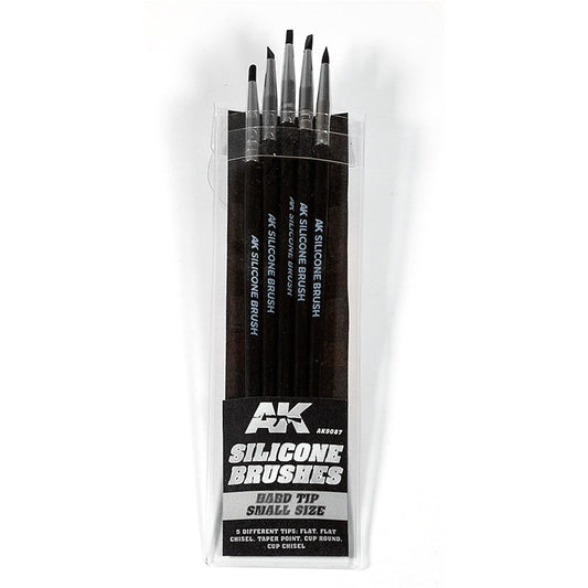 AK Interactive Silicone Brushes Hard Tip Small AK9087