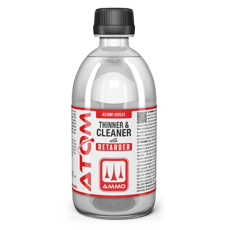 AMMO by Mig Jimenez ATOM-20531 Atom Thinner & Cleaner with Retarder 500ml