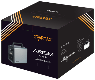 Airbrush Kit for Modellers – Sparmax ARISM Mini Kit (Cosmic Grey)