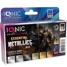 AMMO IONIC Essential Metallics Paint Set (IONIC0511) | 25% Off