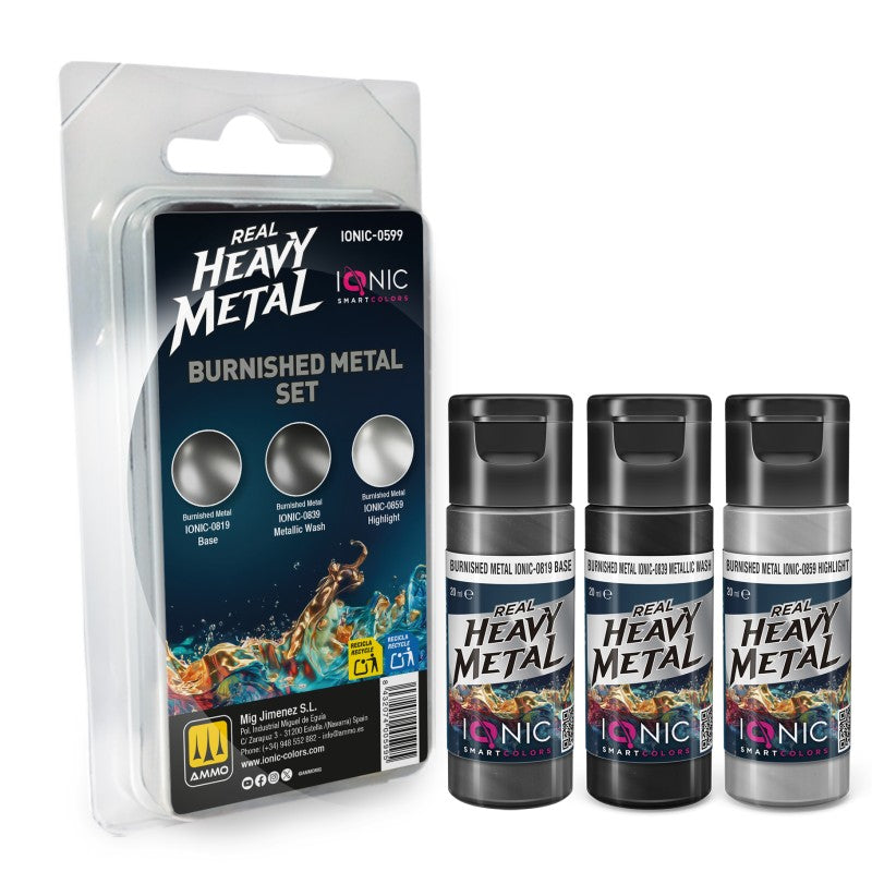 IONIC Real Heavy Metal Burnished Metal Set IONIC0599