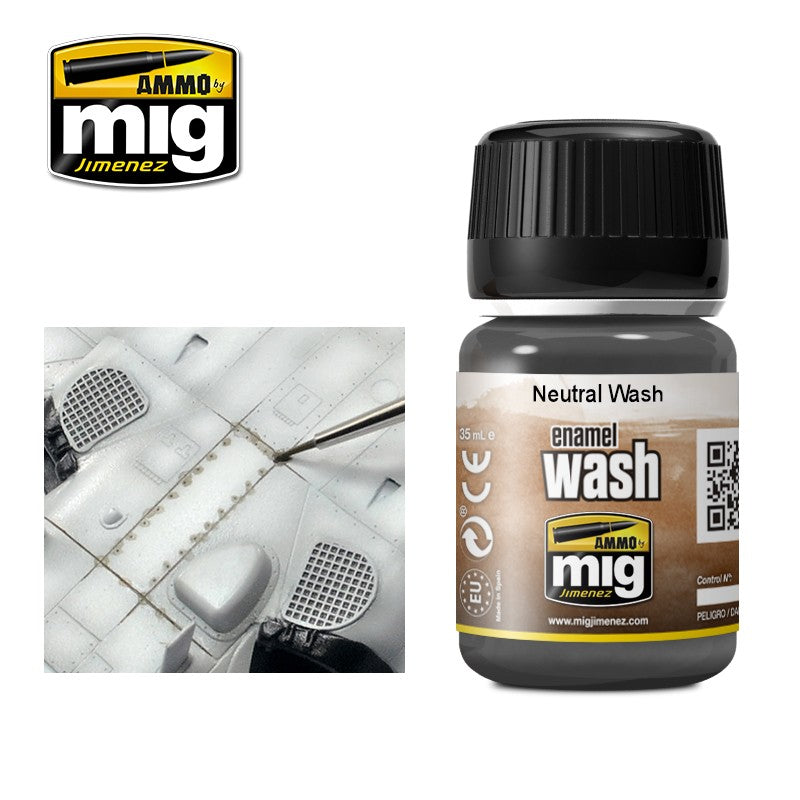 MIG Ammo Enamel Washes | Weathering washes for Railway Models 35ml