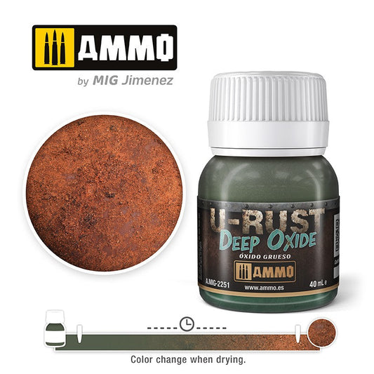 MIG Ammo U-Rust MIG2251 Deep Oxide | Rust Weathering for models