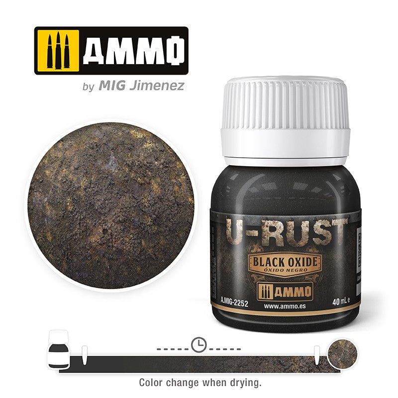 MIG Ammo U-Rust MIG2252 Black Oxide | Rust Weathering for models