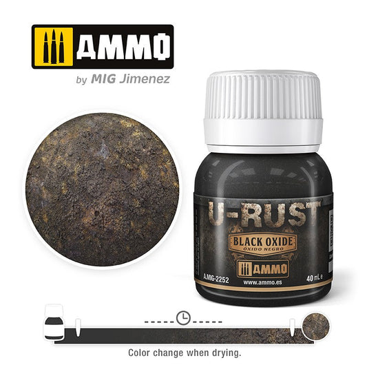 MIG Ammo U-Rust MIG2252 Black Oxide | Rust Weathering for models