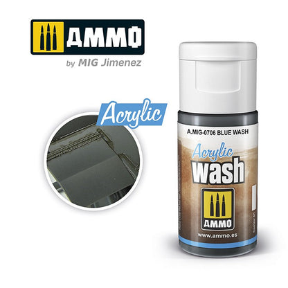 MIG Ammo Acrylic Wash 15ml | Weathering Wash for models
