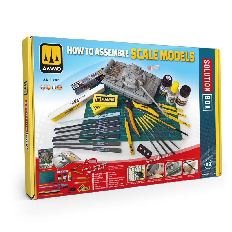 Mig Ammo Scale Model Assembly Kit | MIG7905 Solution Box 29