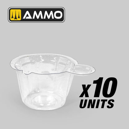 Model Paint Mixing Cups – AMMO by MIG Disposable 40 ml Cups (10 pcs)