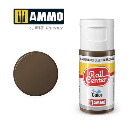 MIG Ammo Rail Center Acrylic Paint 15ml | Matched to real railway colours