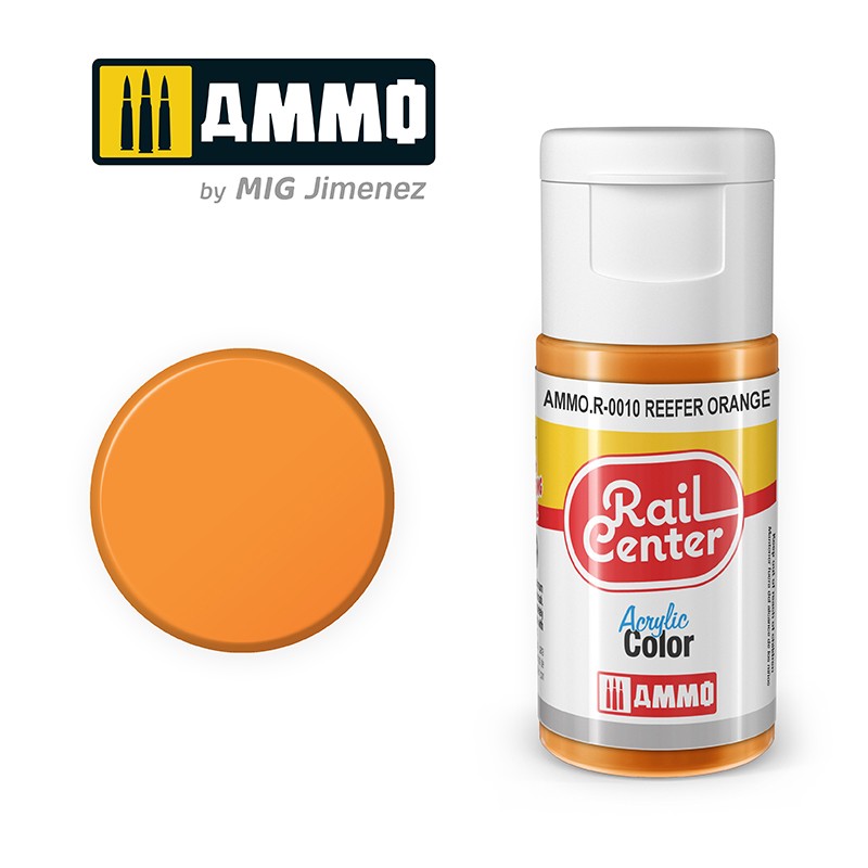 MIG Ammo Rail Center Acrylic Paint 15ml | Matched to real railway colours