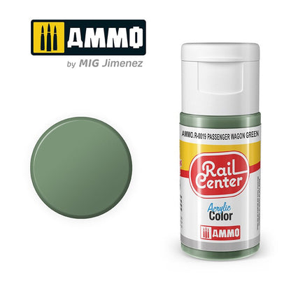 MIG Ammo Rail Center Acrylic Paint 15ml | Matched to real railway colours