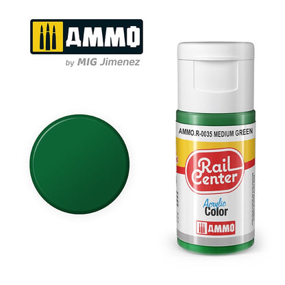 MIG Ammo Rail Center Acrylic Paint 15ml | Matched to real railway colours