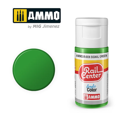 MIG Ammo Rail Center Acrylic Paint 15ml | Matched to real railway colours