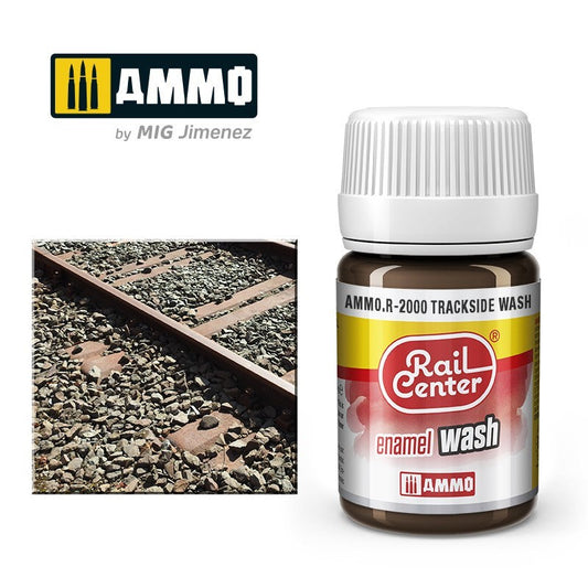 MIG Rail Center Trackside Wash - Enamel Wash