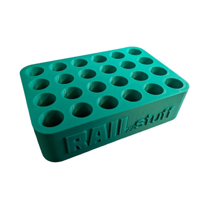 RAILstuff 24 Slot Paint Marker Holder for AK Real Colors & Acrylic Paint Pens