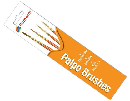 Humbrol AG4250 Palpo Brush Pack – Sizes 000, 0, 2 & 4