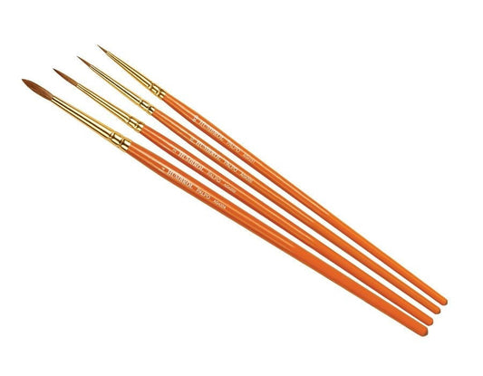 Humbrol AG4250 Palpo Brush Pack – Sizes 000, 0, 2 & 4