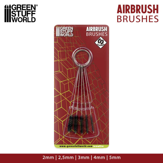 Green Stuff World Airbrush Cleaning Brushes Set