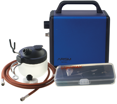 Sparmax ARISM Mini Kit - Royal Blue with MAX-4 Airbrush