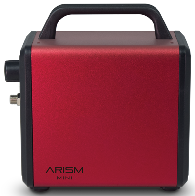 Sparmax ARISM Mini Airbrush Compressor - Burgundy Red