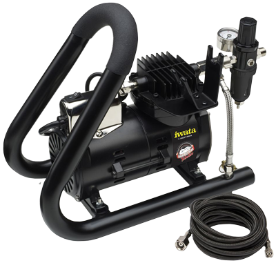 Iwata Smart Jet Plus Tubular Airbrush Compressor