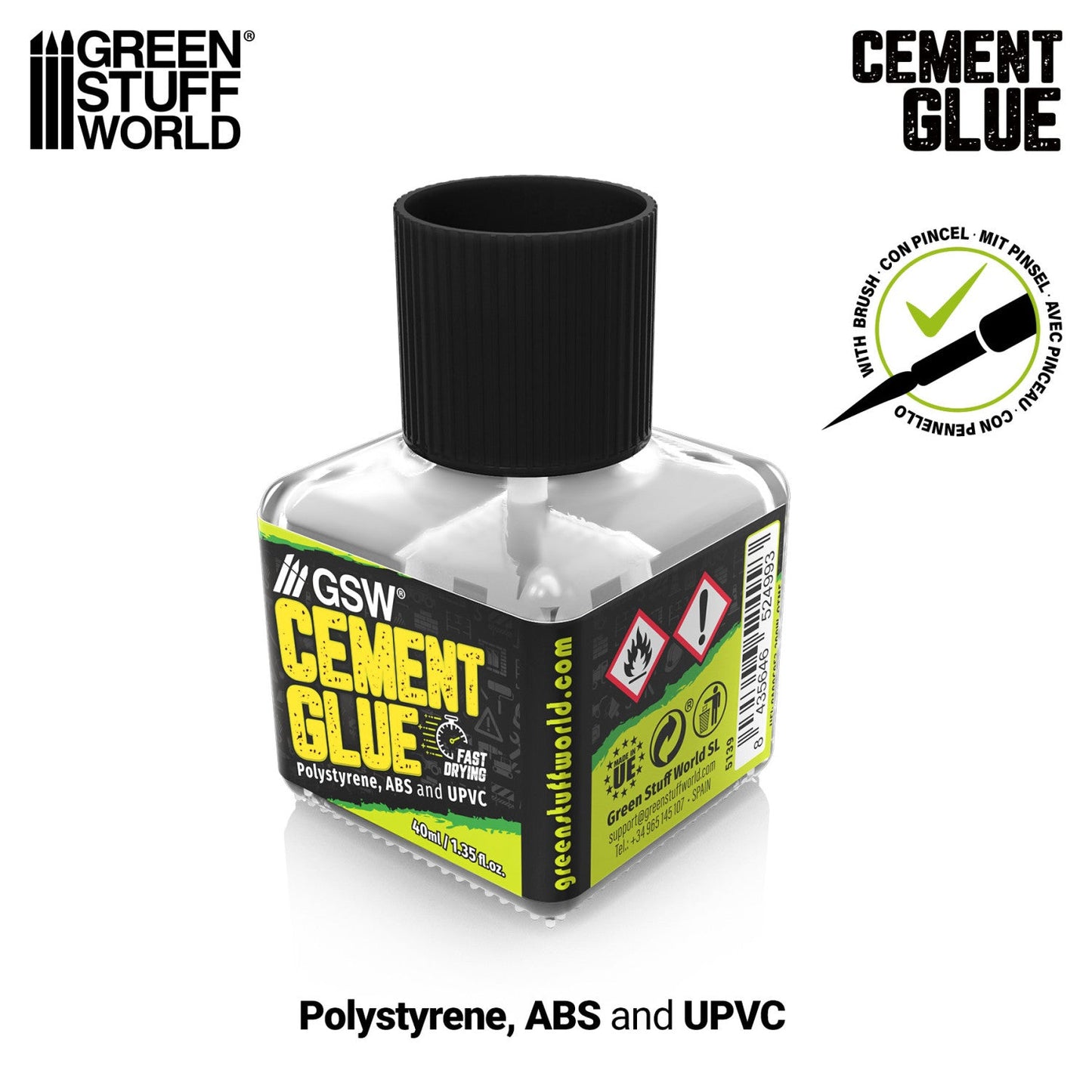 Green Stuff World Plastic Cement Glue 40ml