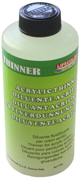 Acrylic Paint Thinner – LifeColor Thinner (250ml) for Airbrushing and Brush Painting