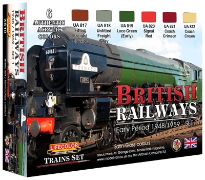 LifeColor British Railways - Early Period 1948/1959 - Paint Set