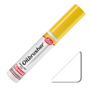 MIG AMMO Rail Center Oilbrusher White MIGR2601