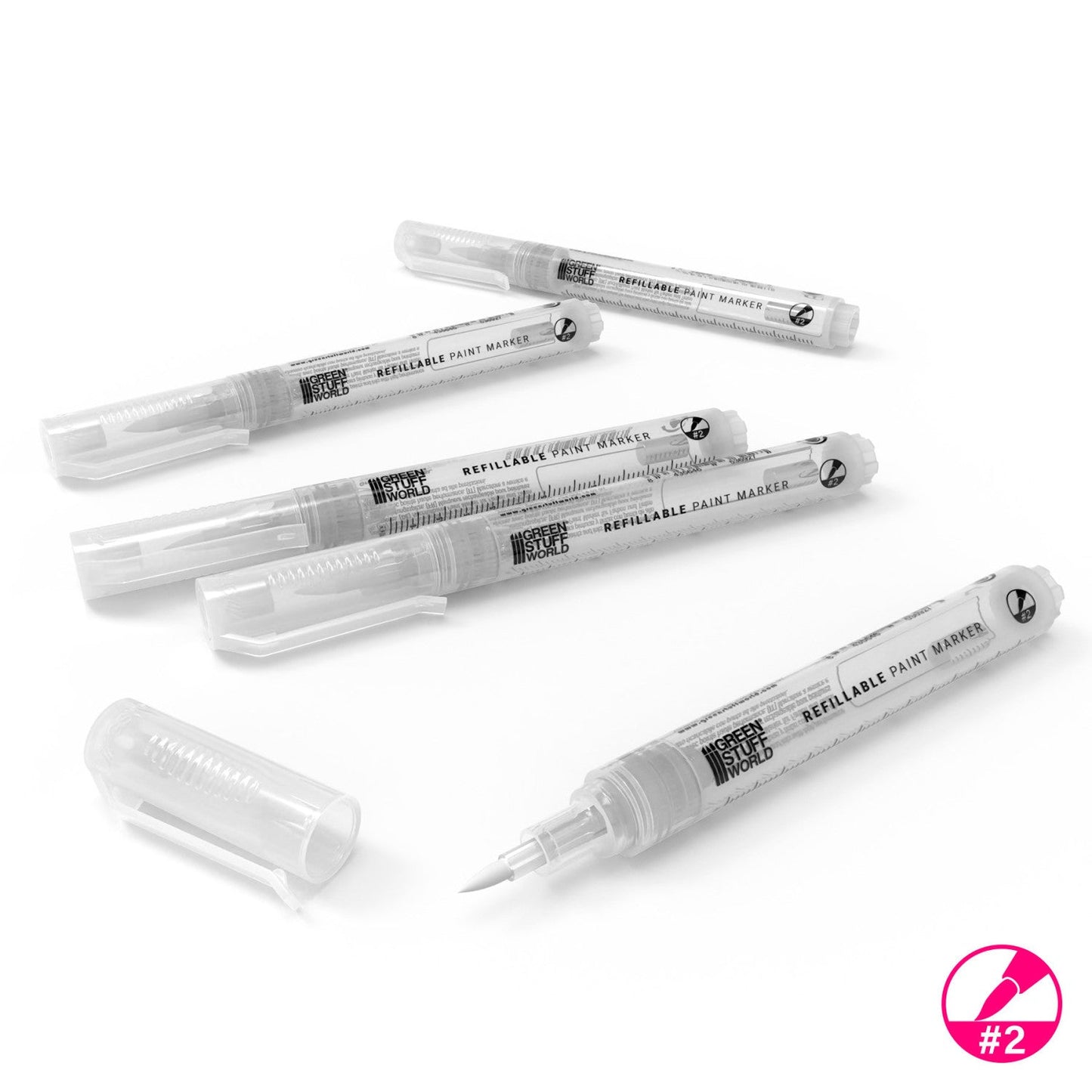 Green Stuff World Refillable Paint Pen Sets