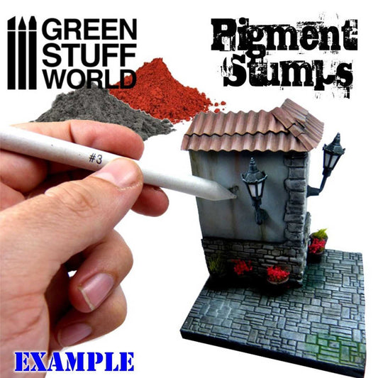 Green Stuff World Pigment Blending Stumps Set Pack of 8