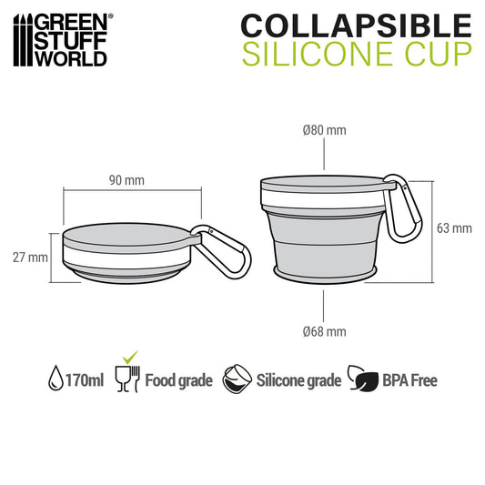 Green Stuff World Silicone Collapsible Cup 170ml