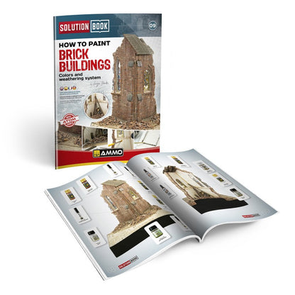 Model Brick Painting Set – MIG Solution Box 09 for Realistic Model Brickwork MIG7710